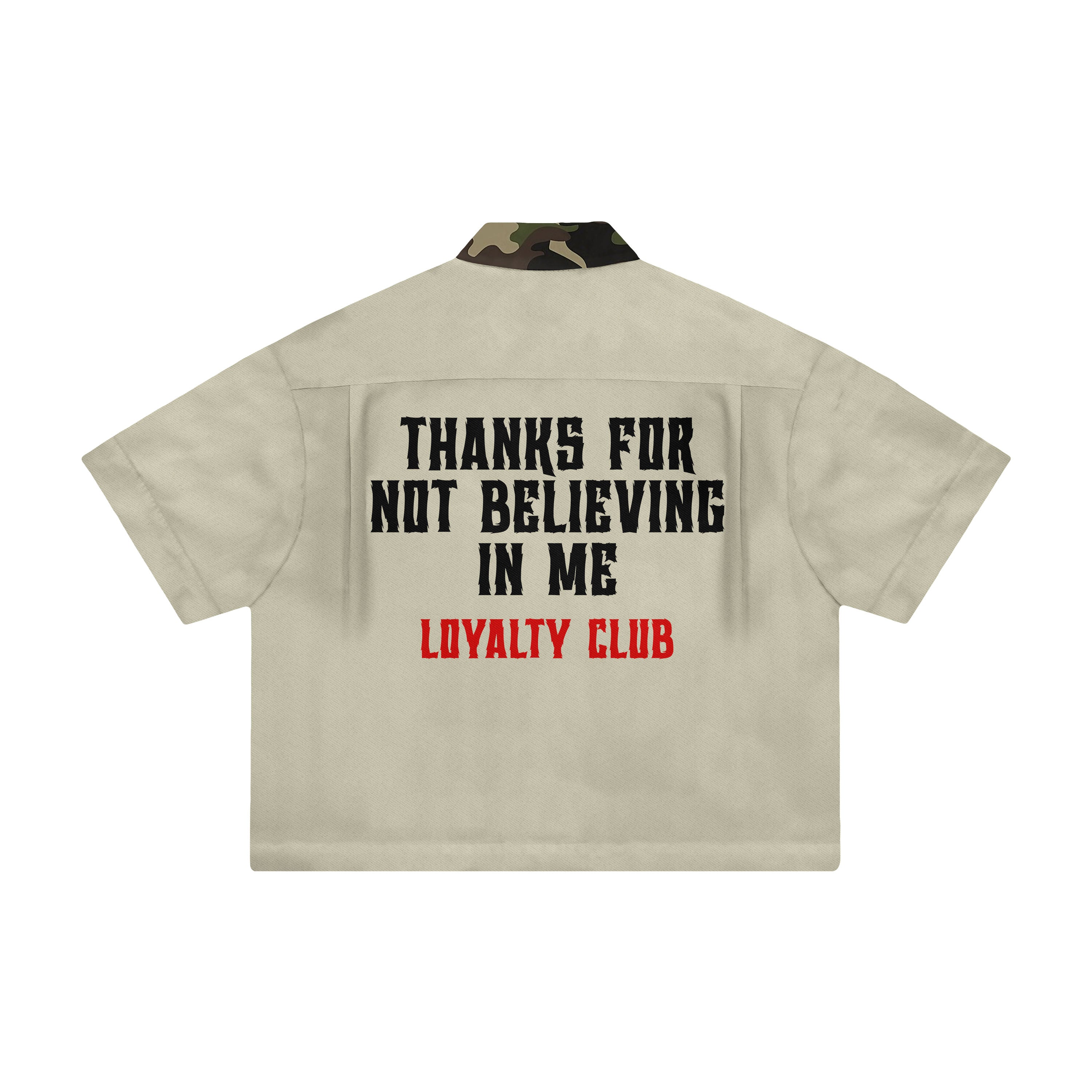 AF BXNNED DOG SHIRT (CREAM)