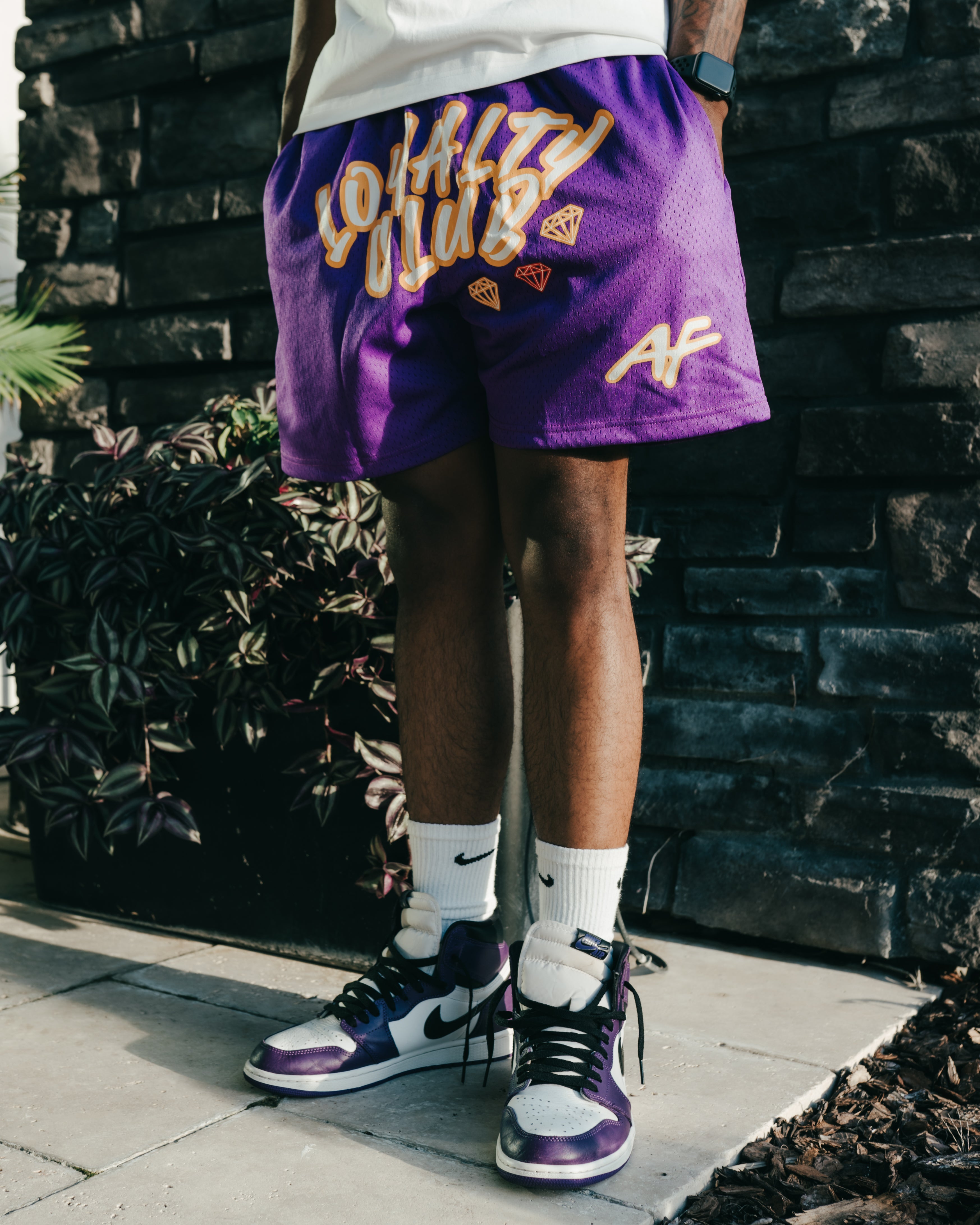 Loyalty Club Shorts (Purple)