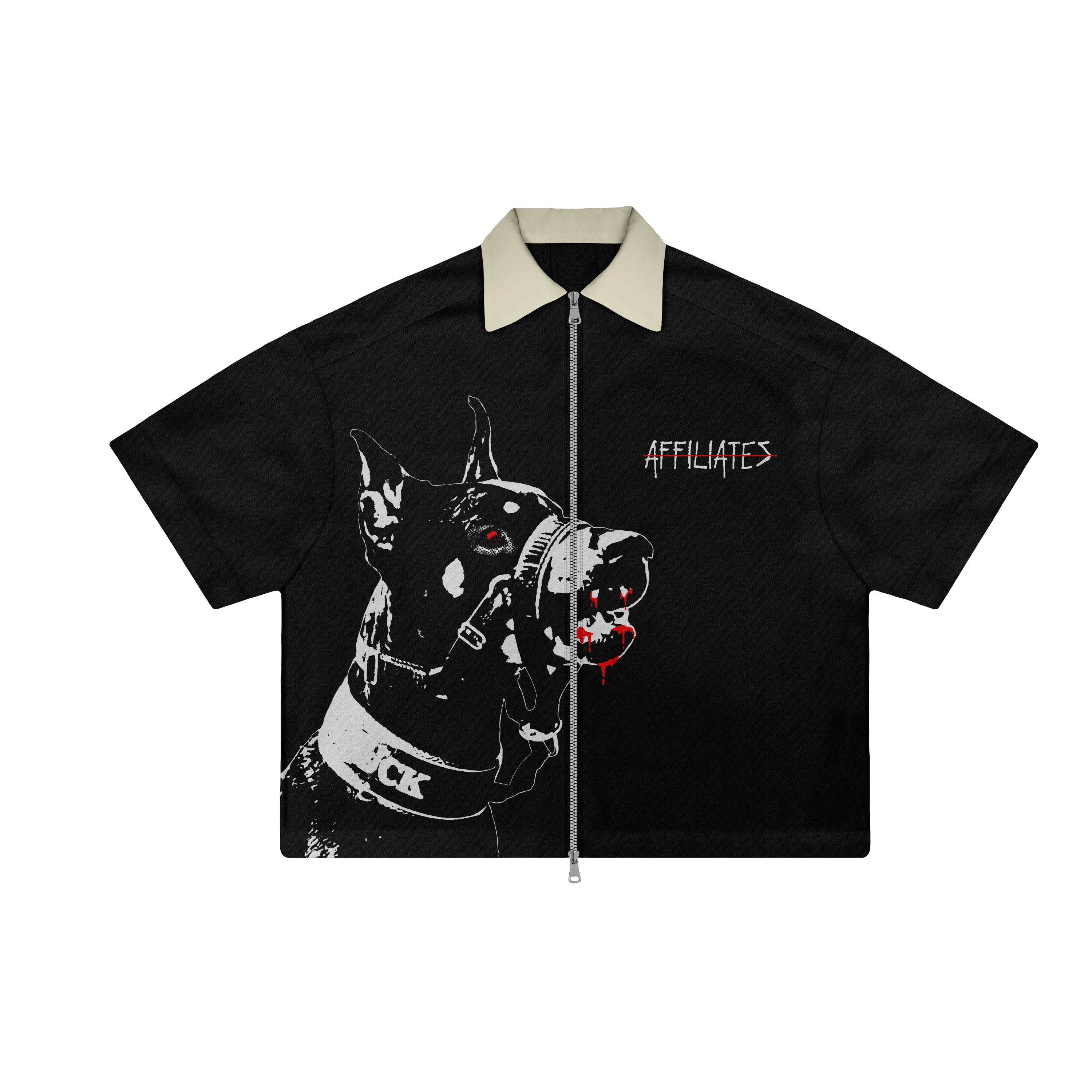 AF BXNNED DOG SHIRT (BLACK)
